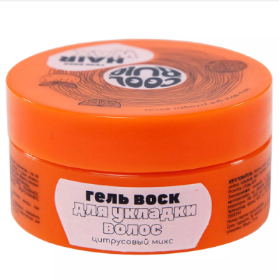 Фото Cool Rule Hair  Гель воск Цитрусовый микс для укладки всех типов волос 75 мл