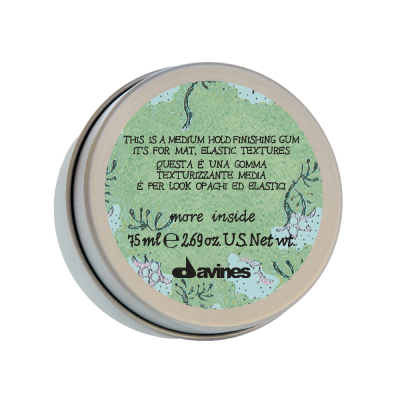 Фото Davines More Inside Medium Hold Finishing Gum - Давинес Эластик-гель для матовых подвижных текстур, 75 мл