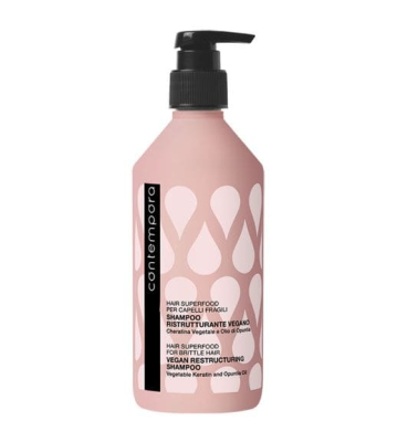 Фото BAREX Contempora HAIR SUPERFOOD  Барекс Шампунь восстанавливающий с растительным кератином и маслом опунции 500 мл