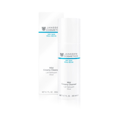 Фото Janssen Cosmetics Dry Skin Mild Creamy Cleanser - Янссен Нежная очищающая эмульсия, 200 мл