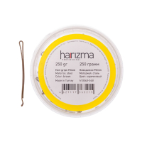 Фото Harizma - Харизма Невидимки прямые с укороченной верхней частью, коричневые 70 мм, 250 гр  h10540-04B